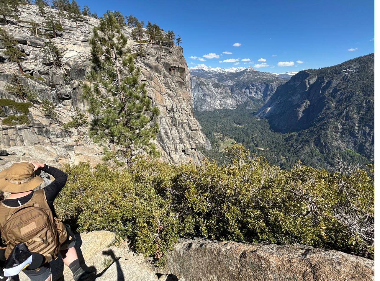 Yosemite Falls Trail viewpoint — one of the best hikes from Yosemite West